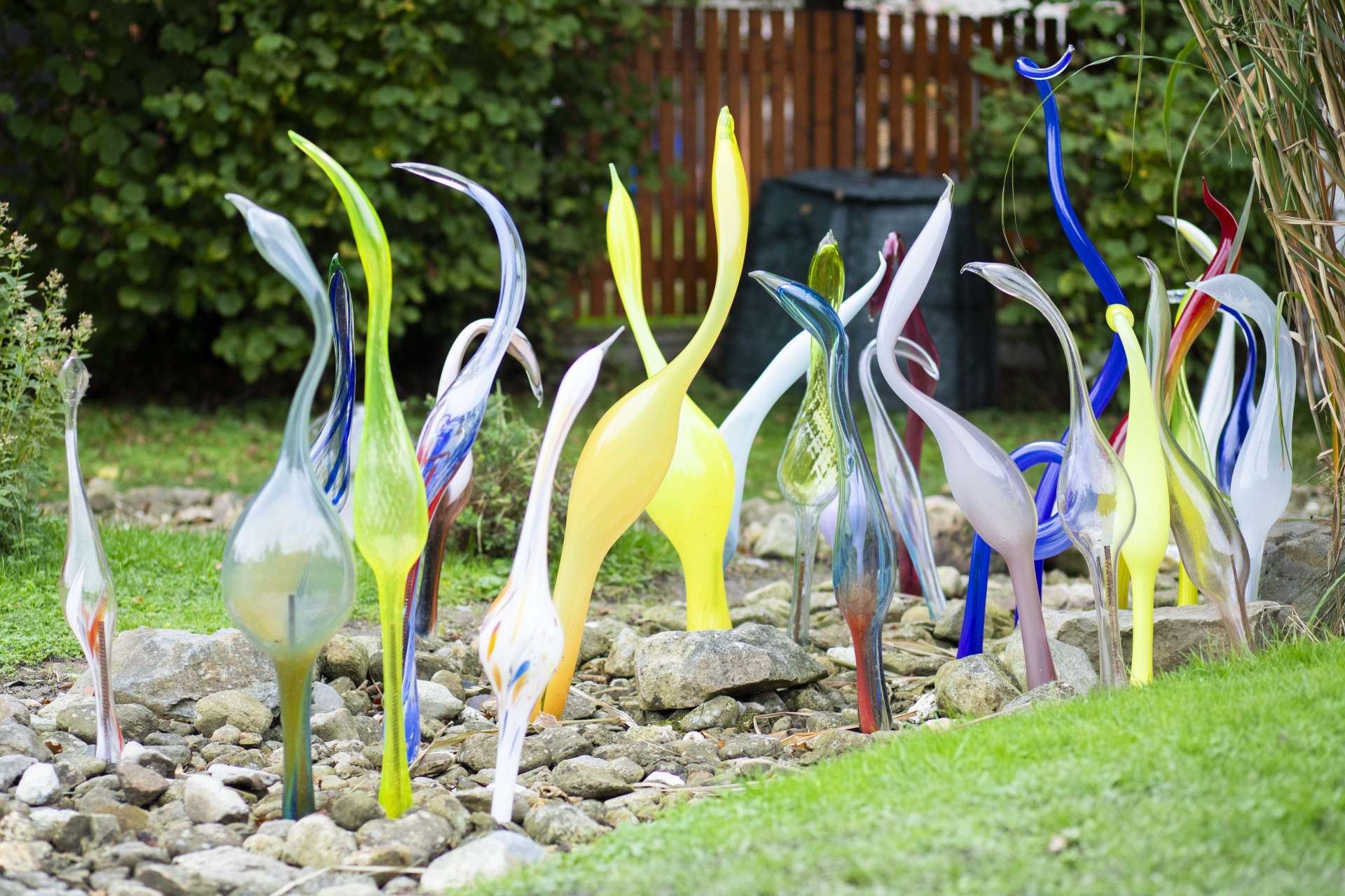 CRYSTAL GARDEN I Light and Glass in Fantastic Installations Botanická