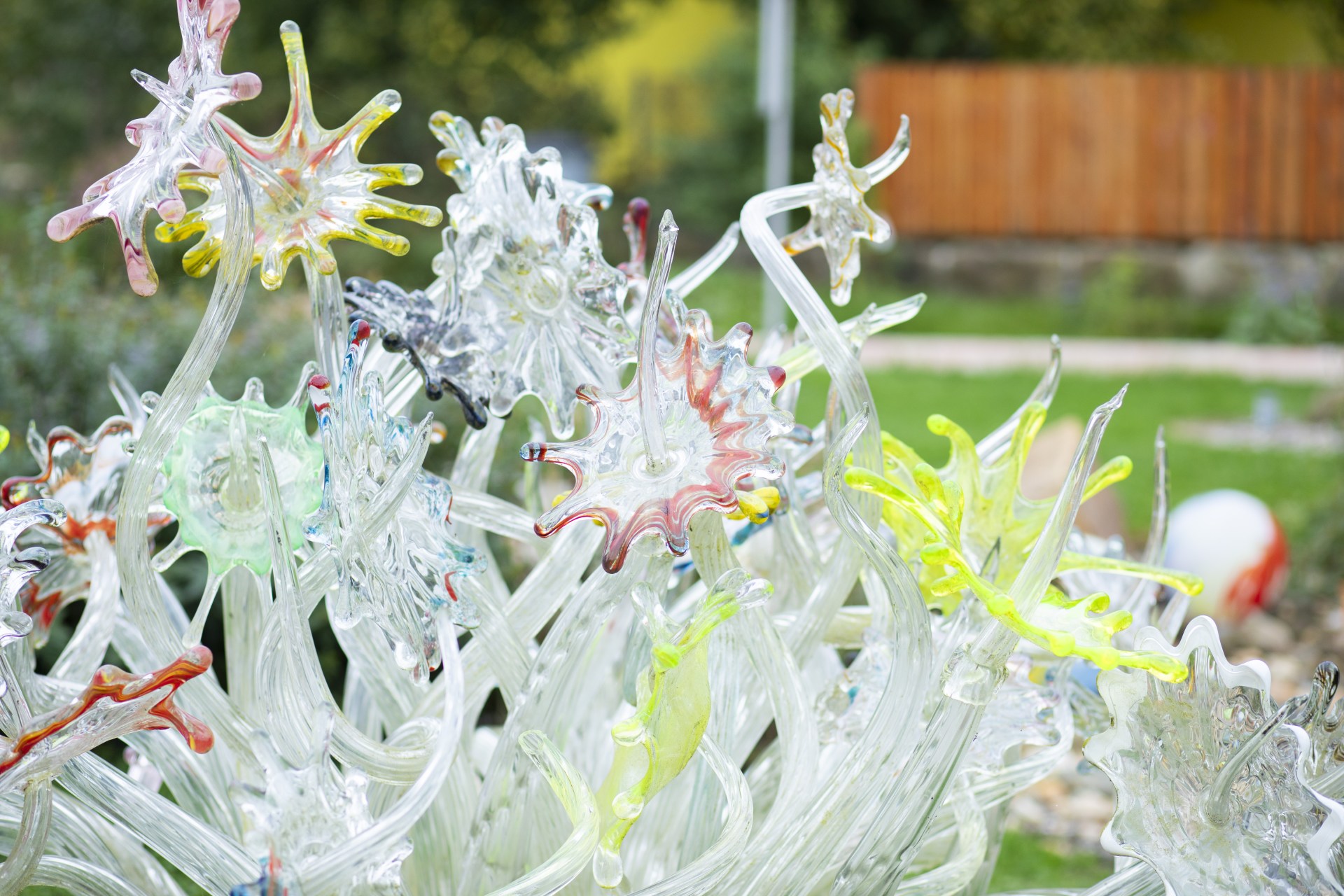 CRYSTAL GARDEN I Light and Glass in Fantastic Installations Botanická